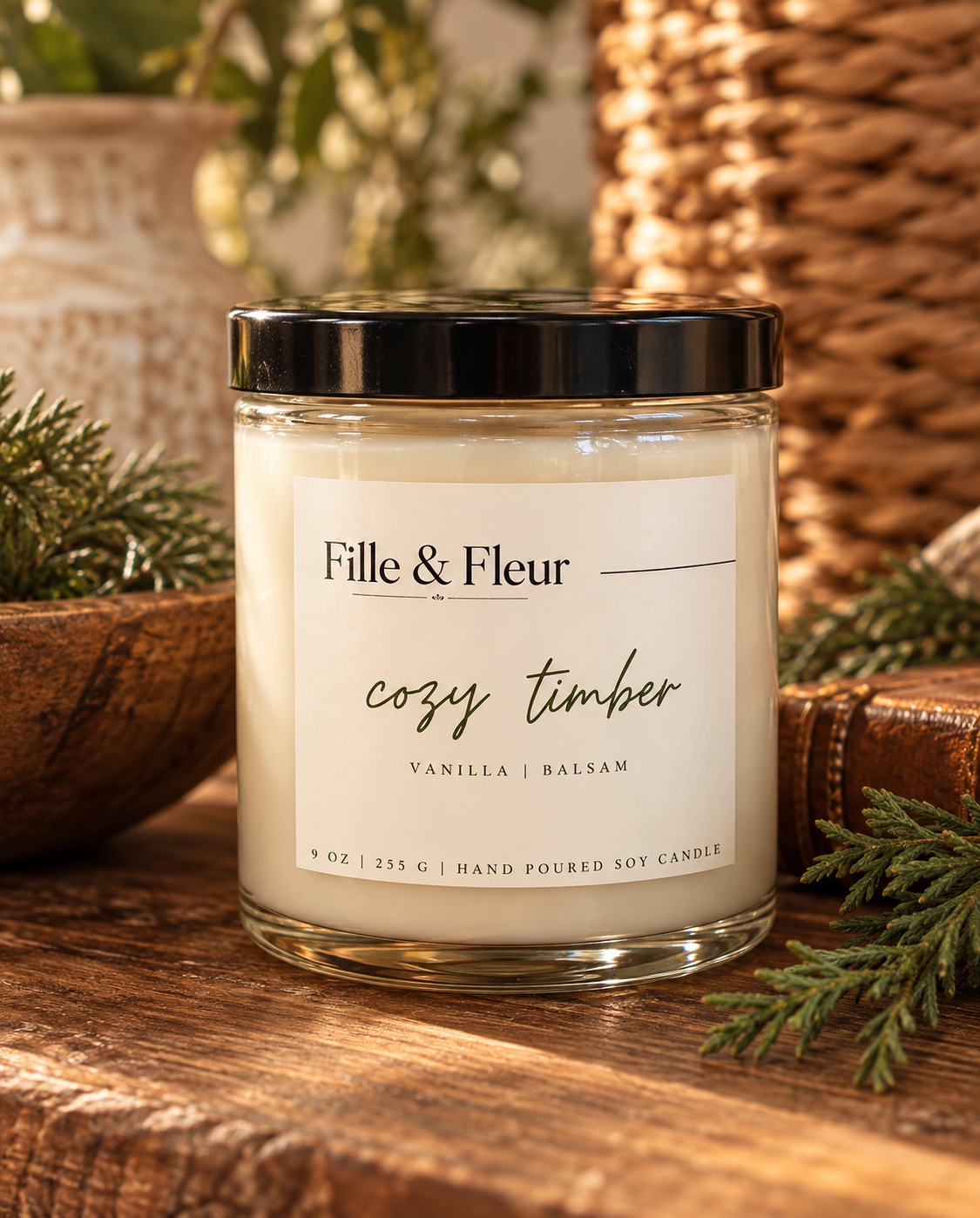 Cozy Timber 9oz. Candle